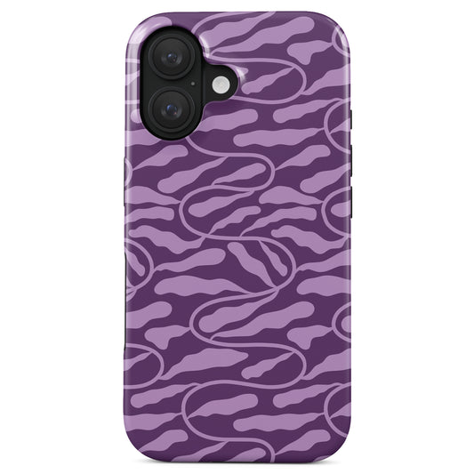 Purple Flow - MagSafe • Tough iPhone Case